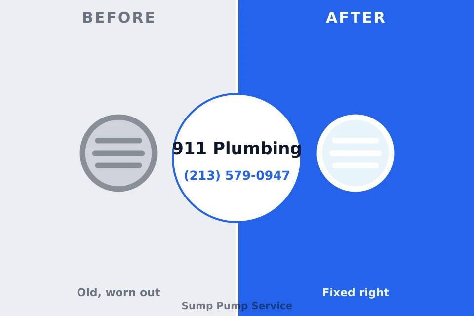 Before and after: plumbing repair Catlin, IL